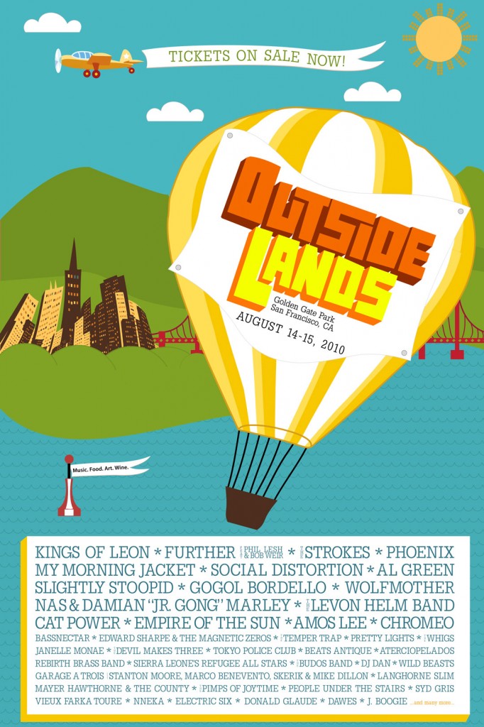 Outside Lands Poster jen matos